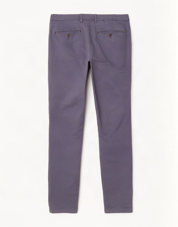 Ted Baker Pantalon de Costume Droit Homme W36 L31 Bleu Marine Coton