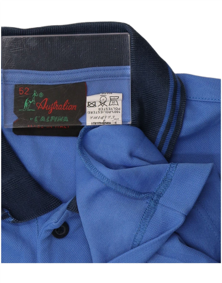 AUSTRALIAN L'ALPINA Polo Rugby Homme IT 52 Grand Bleu Polyester