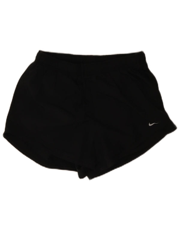 Nike Short de sport Dri Fit pour femme UK 16 Large Noir Polyester