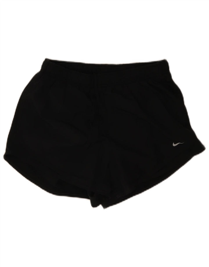 Nike Short de sport Dri Fit pour femme UK 16 Large Noir Polyester