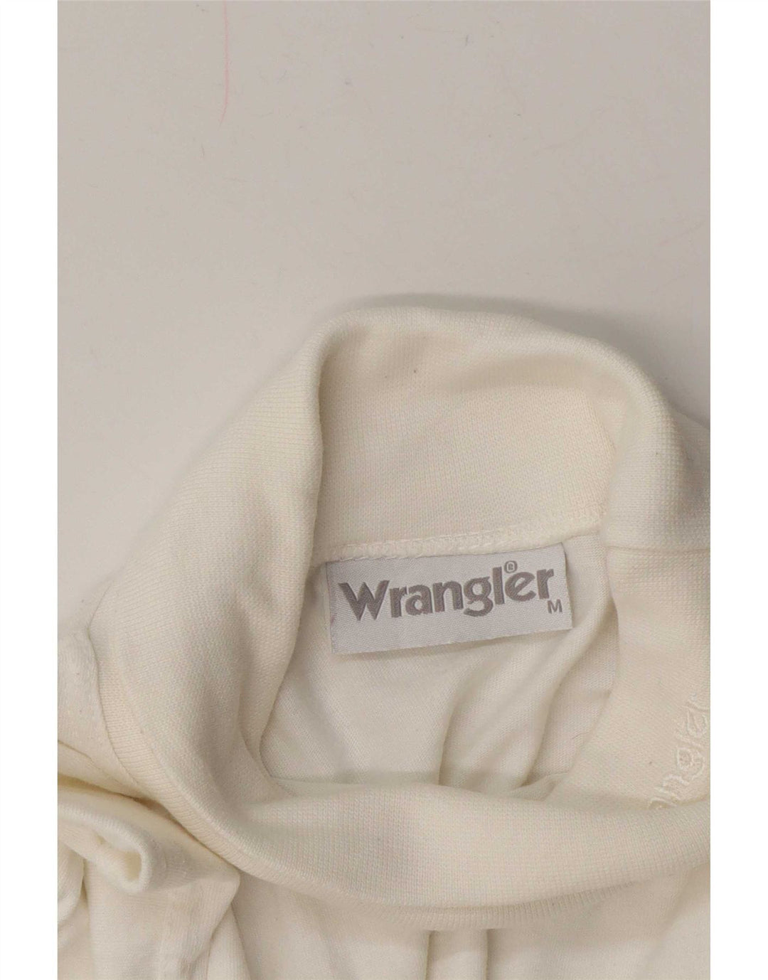 Wrangler Haut à Col Roulé à Manches Longues Homme Blanc Moyen