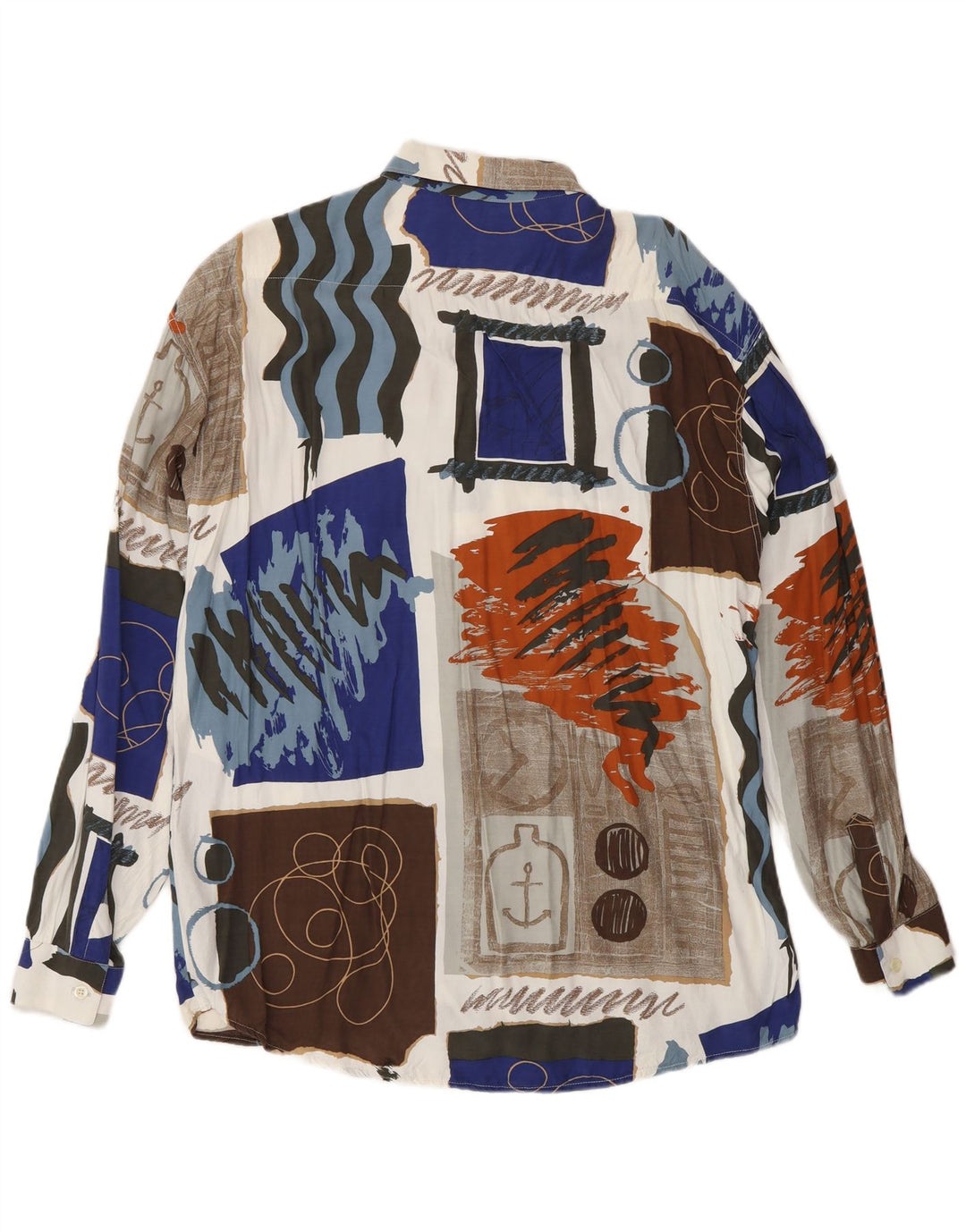 Tipo' S Chemise Homme Motif Abstrait Grande Viscose Multicolore
