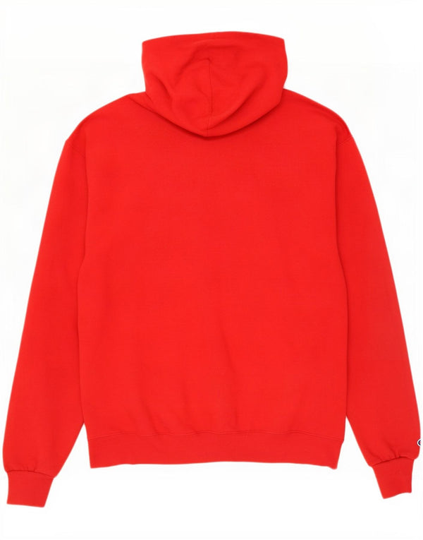 Champion Pull à capuche graphique pour homme XL Rouge Coton