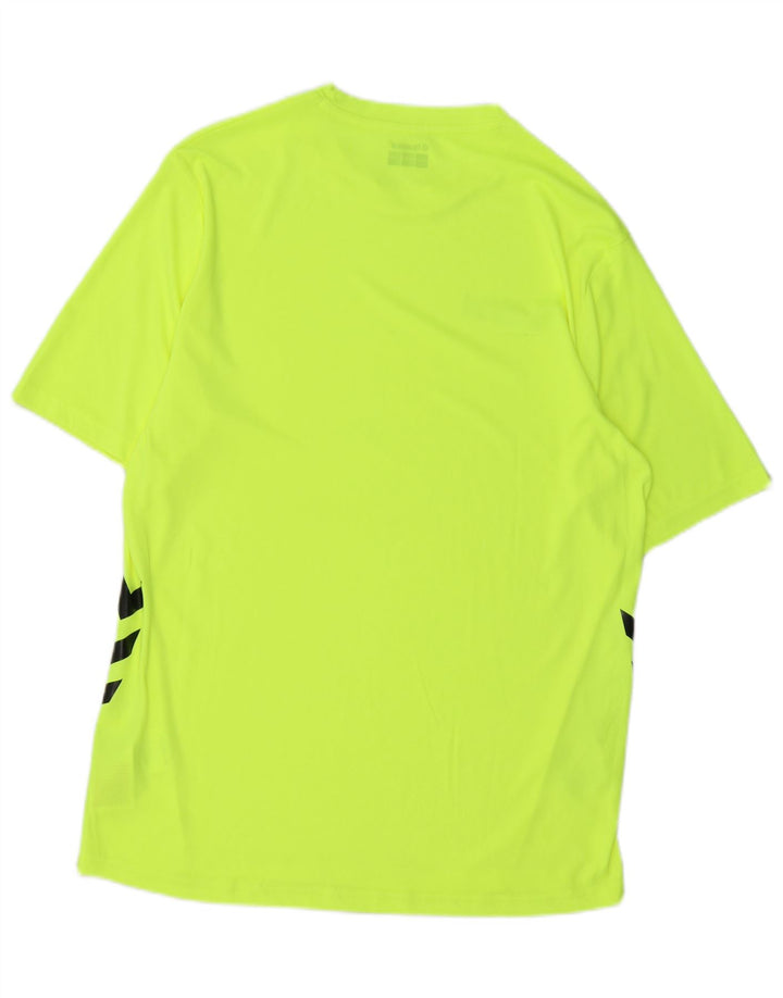 Hummel T-Shirt Graphique Homme Vert Moyen Polyester
