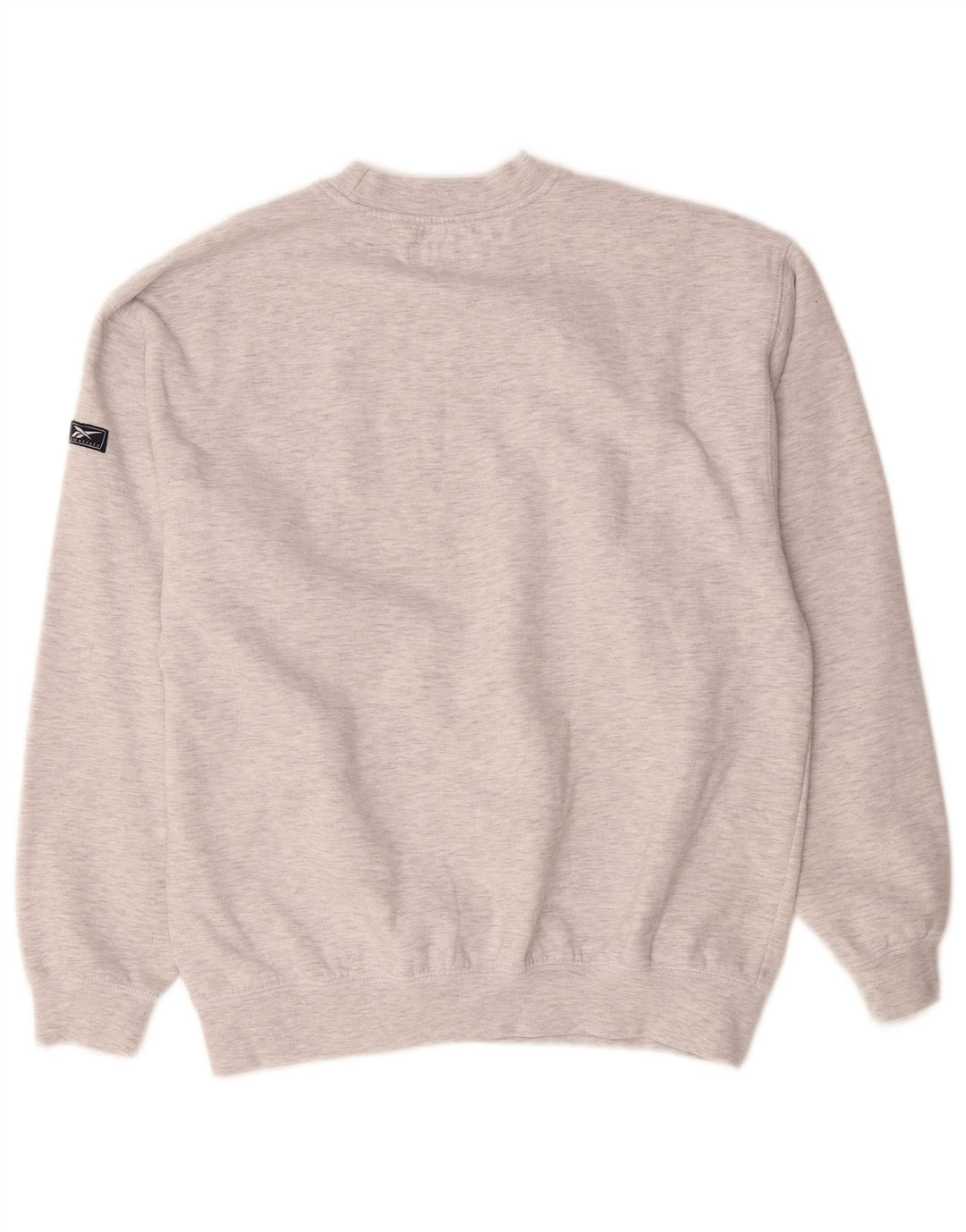 Reebok Sweatshirt Jumper Small Gris Moucheté Polyester Homme