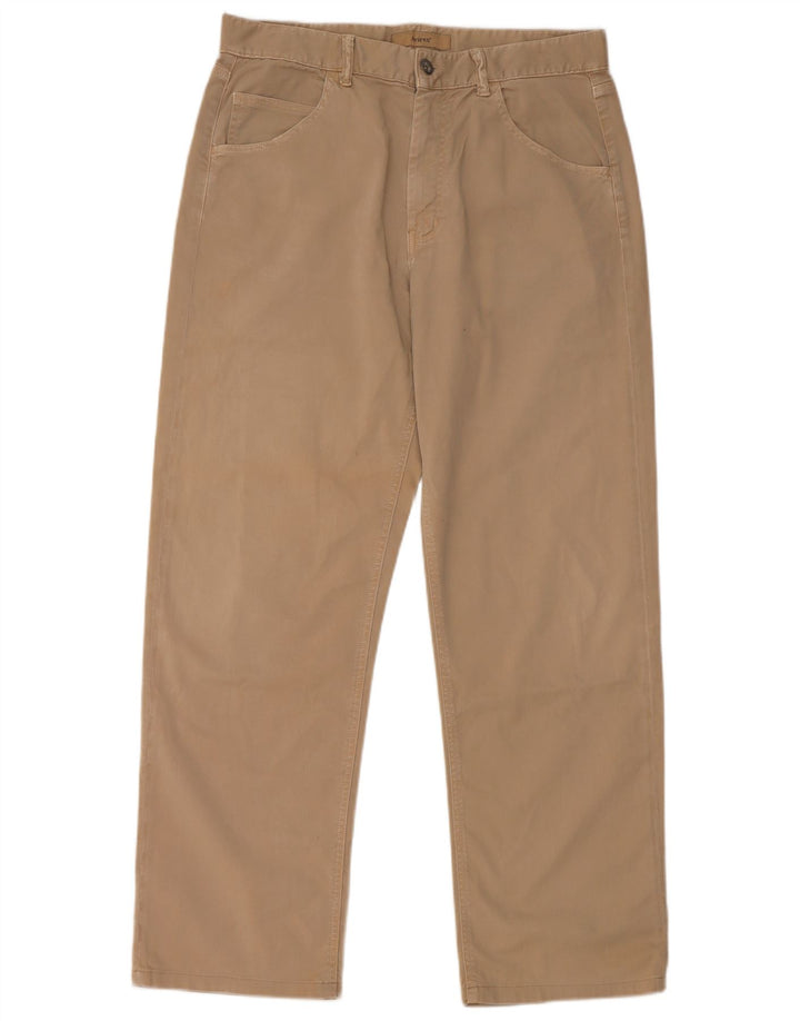Avirex Pantalon décontracté droit pour homme W33 L29 Coton beige