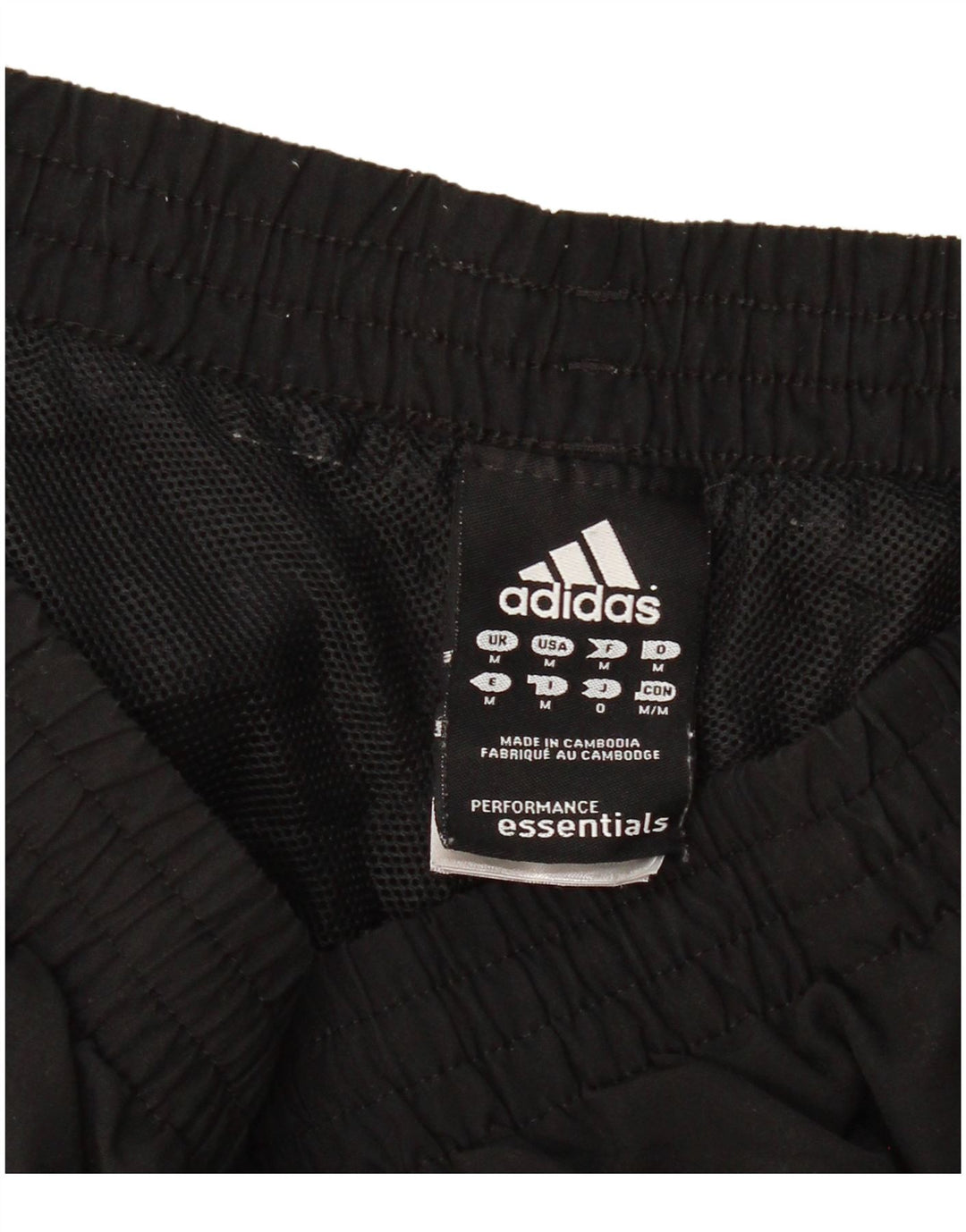 ADIDAS Mens Sport Shorts Medium  Black Polyester