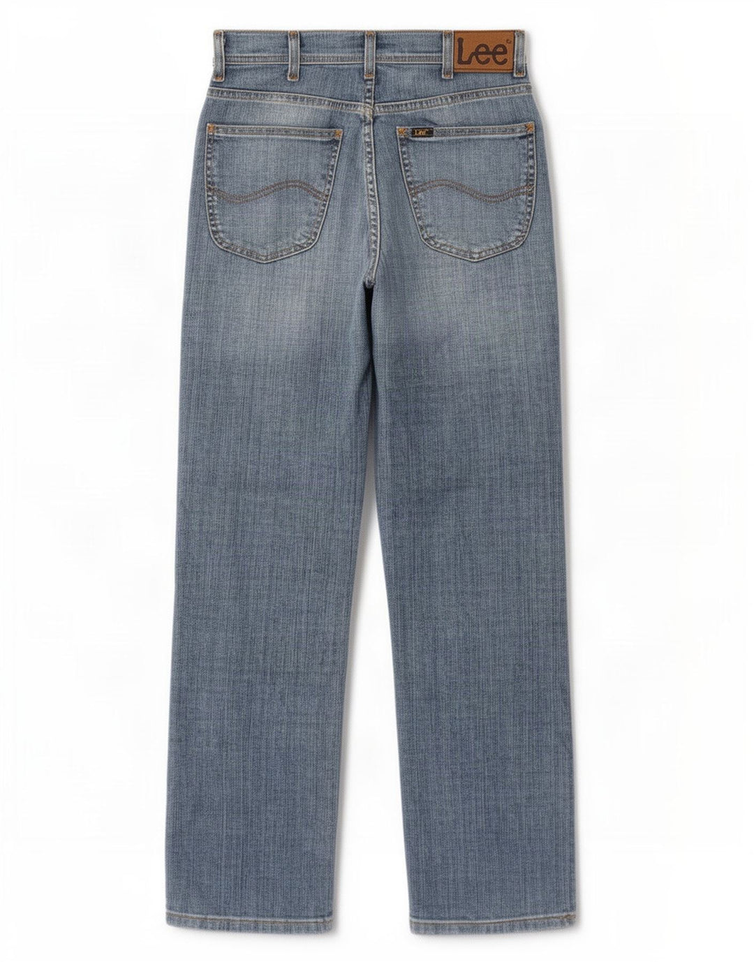 Lee Jean Droit Brooklyn Homme W30 L32 Bleu Coton