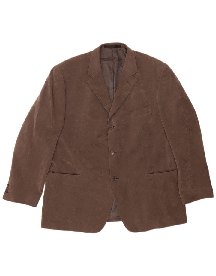 Marks & Spencer Veste blazer à 3 boutons pour homme UK 46 XL Gris Polyester