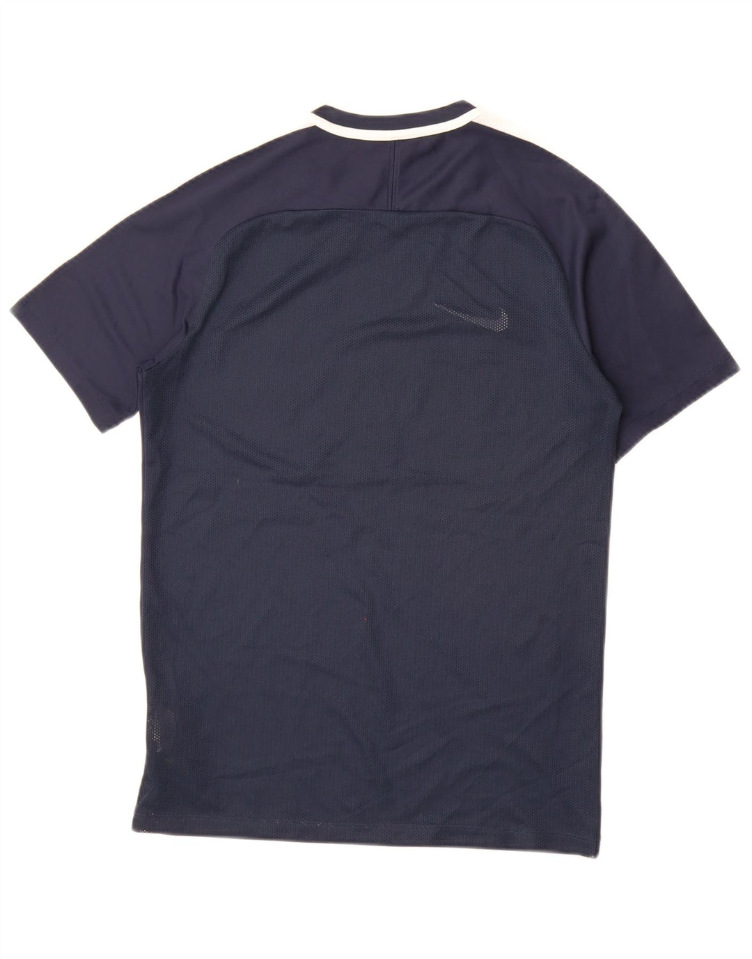 Nike Hommes Dri Fit T-Shirt Haut Petit Bleu Marine Polyester