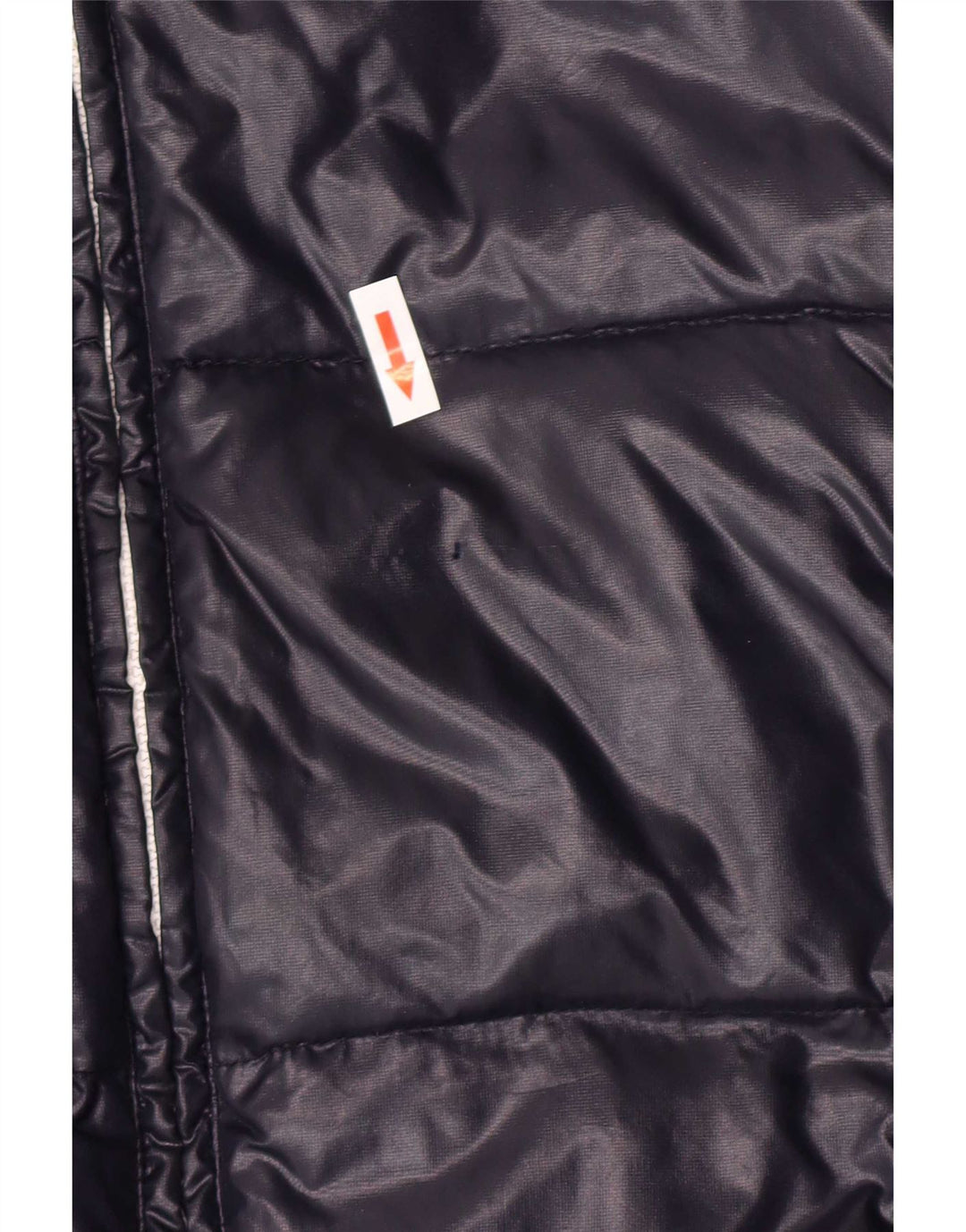 Armani Junior Veste matelassée à capuche pour garçon 15-16 ans Bleu marine Colourblock