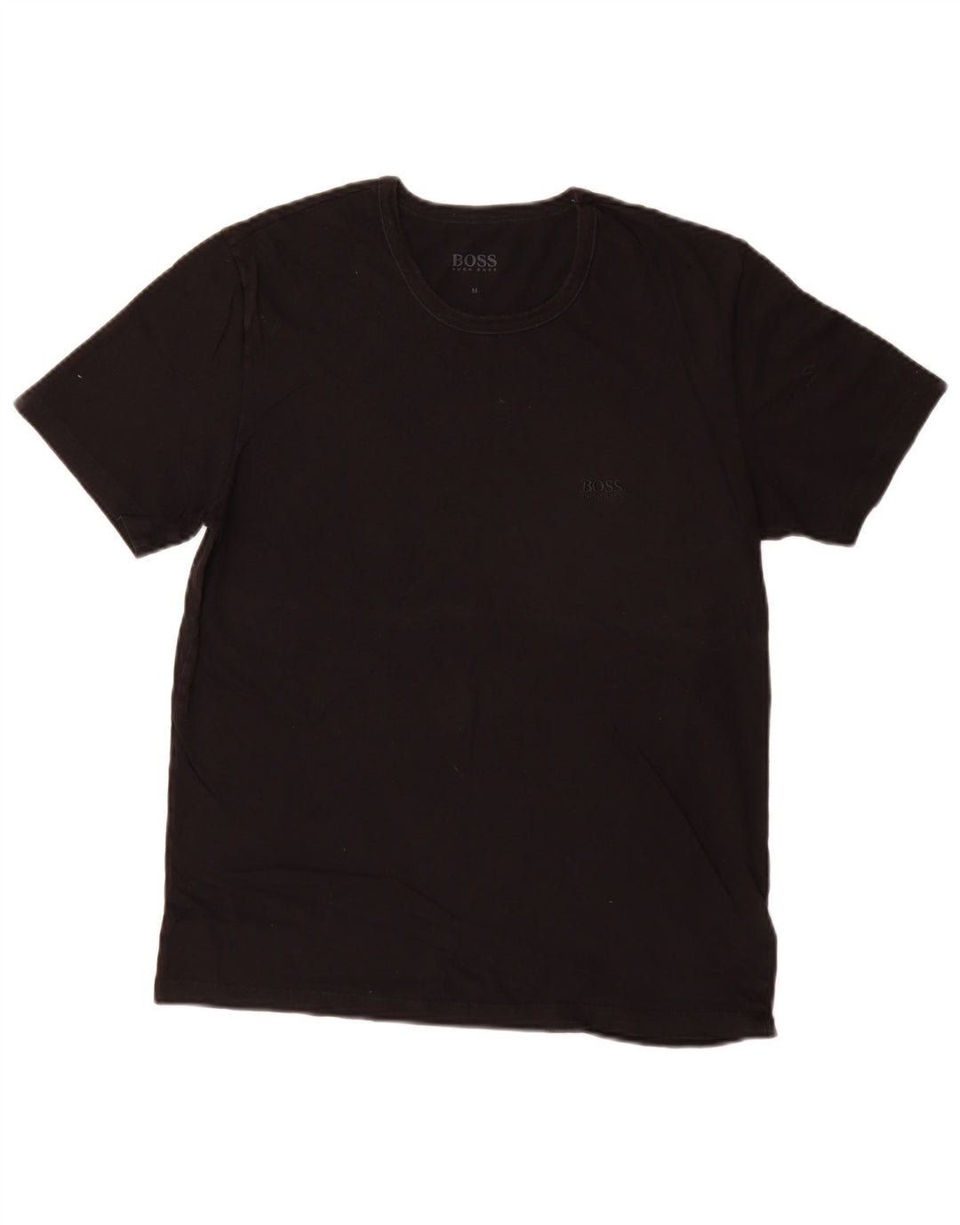 Hugo Boss Homme T-Shirt Top Coton Noir Moyen