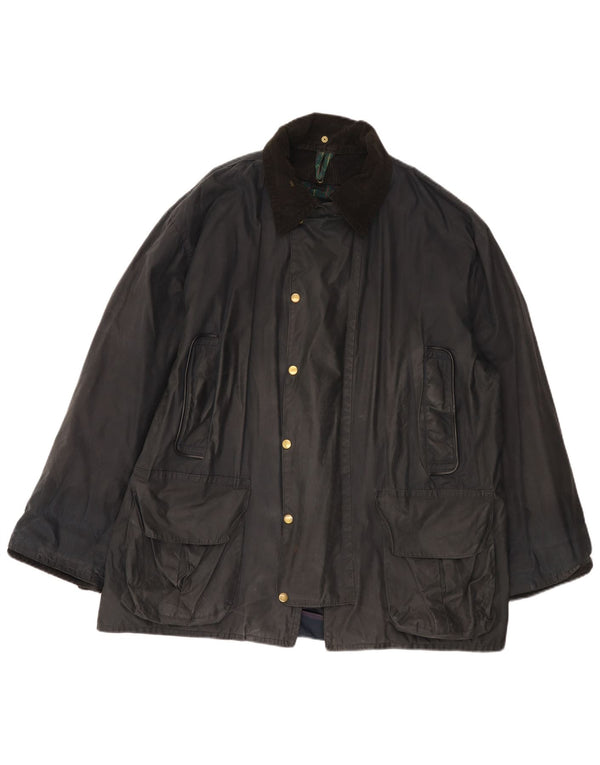 Fermoy Veste en coton ciré pour homme UK 42 XL Bleu marine