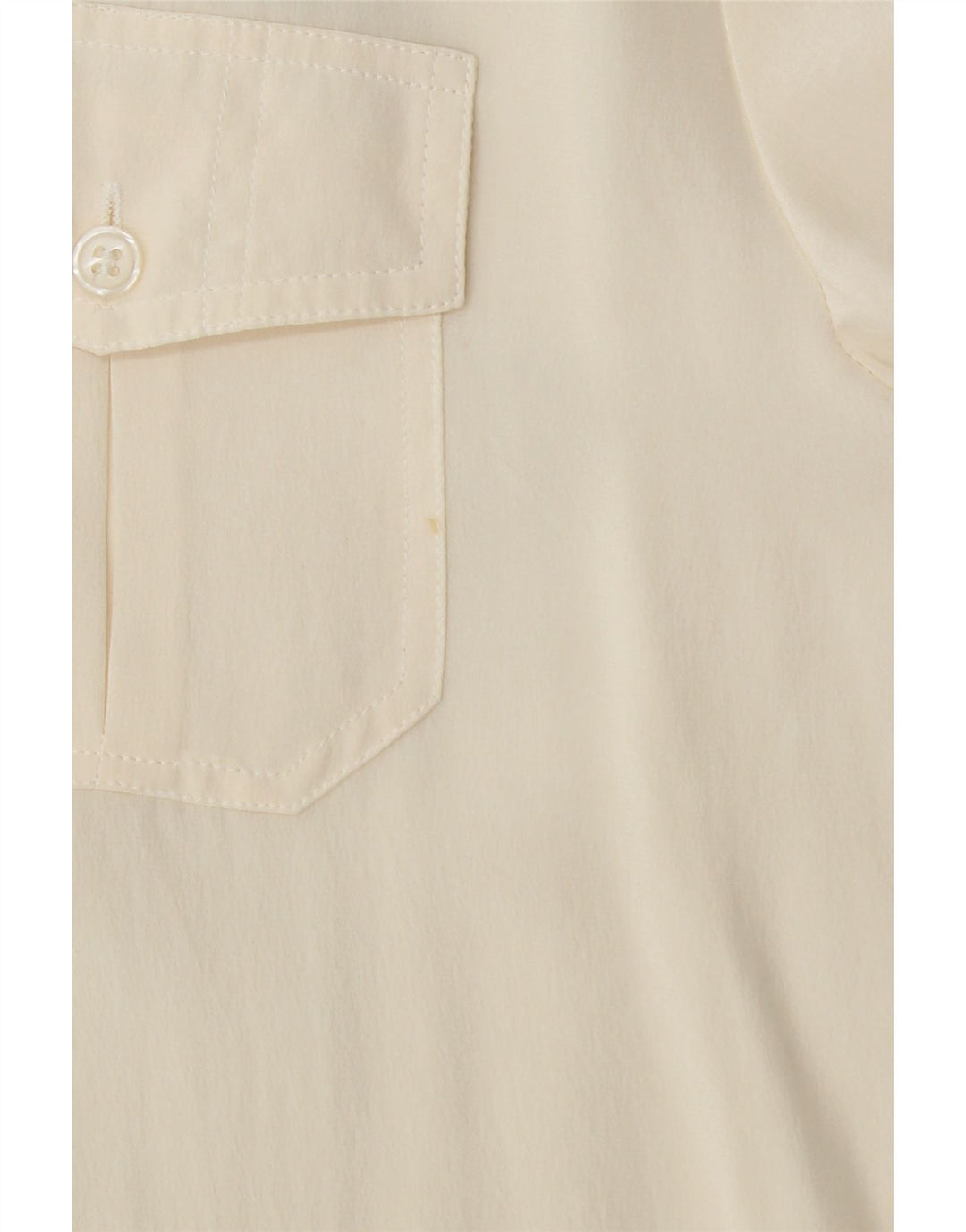 PROJECT Chemisier Femme UK 18 XL Soie Blanc Cassé