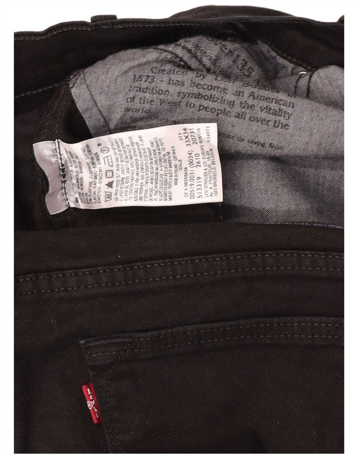 Levi's Jean Slim 519 Homme W33 L30 Noir Coton