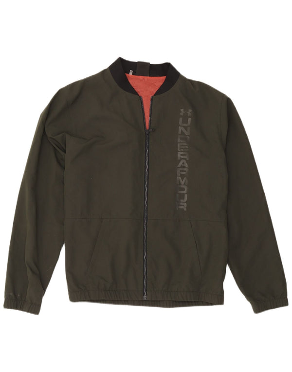 Under Armour Veste bomber graphique pour homme UK 40 Large Kaki