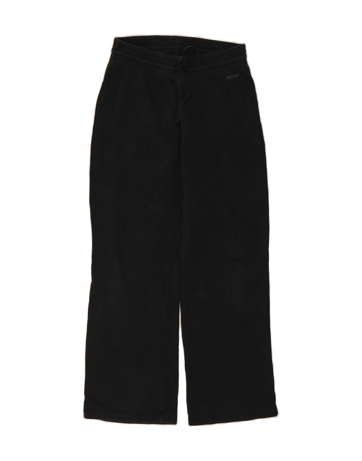 REEBOK Womens Tracksuit Trousers UK 8 Small  Black Cotton Vintage Reebok and Second-Hand Reebok from Messina Hembry 