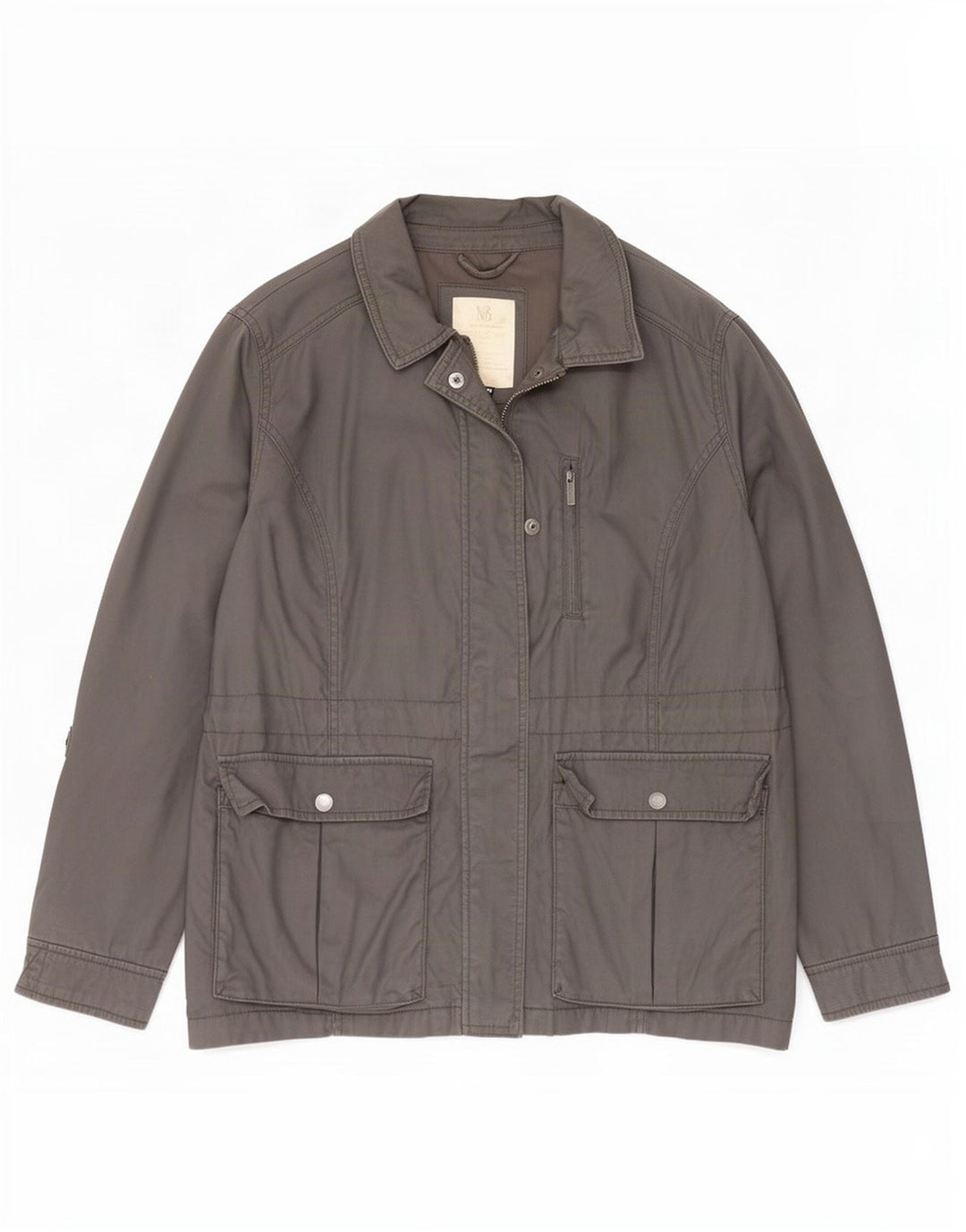 Veste utilitaire White Stuff pour femme UK 14 Large Gris Coton