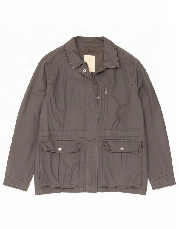 Veste utilitaire White Stuff pour femme UK 14 Large Gris Coton