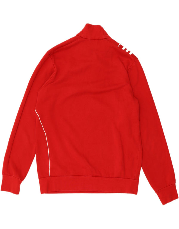 ADIDAS Sweat-shirt à col zippé pour homme Rouge moyen