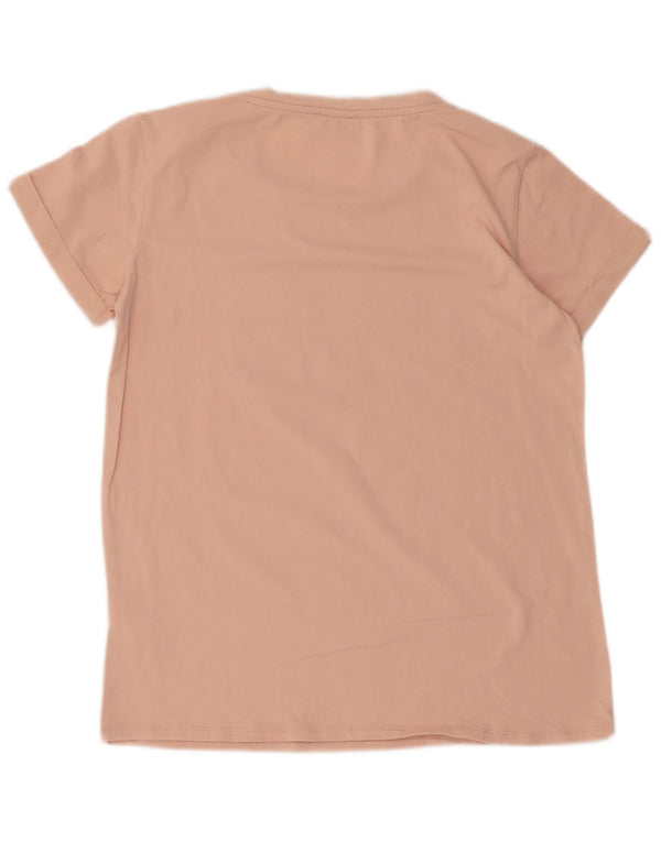 Liu Jo T-shirt graphique pour femme UK 10 Small Rose Coton
