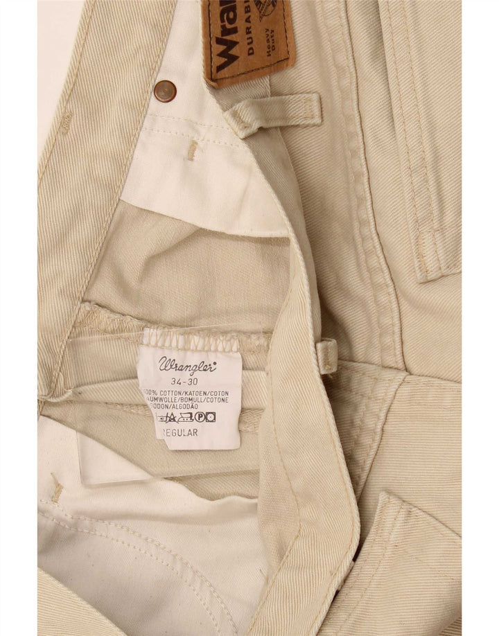 Wrangler Jean droit homme W34 L30 coton beige