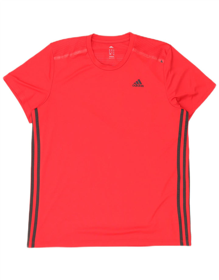 Adidas Homme Climacool T-Shirt Top XL Rouge Polyester
