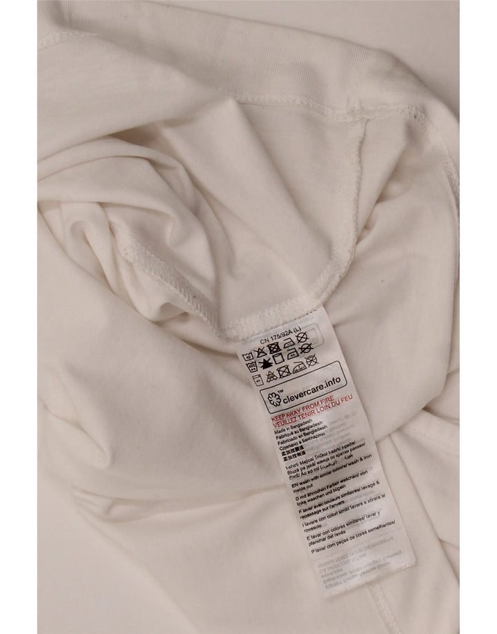 ESPRIT Womens Vest Top UK 16 Large Off White Cotton