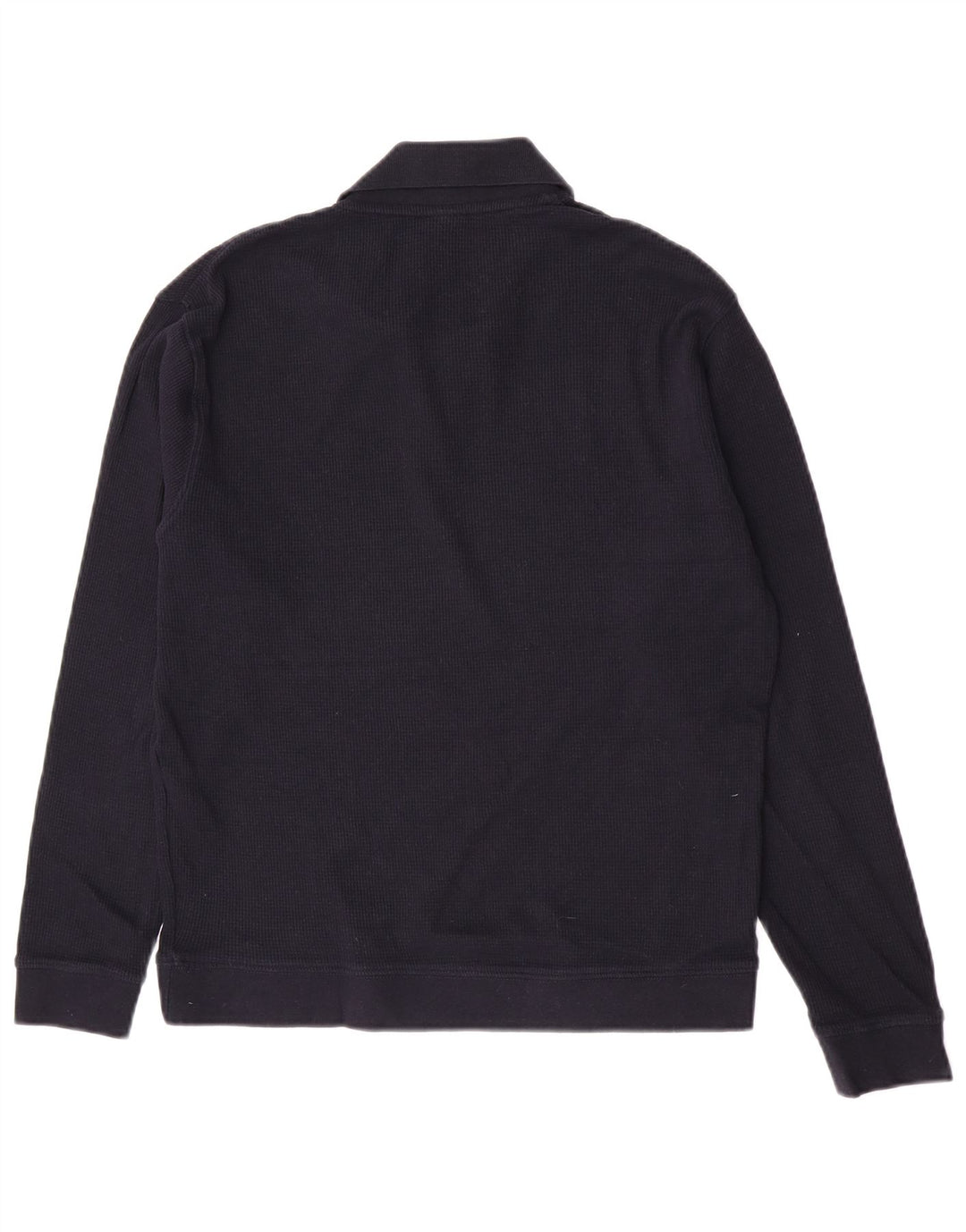 Zara Pull à col polo pour homme Petit Bleu marine