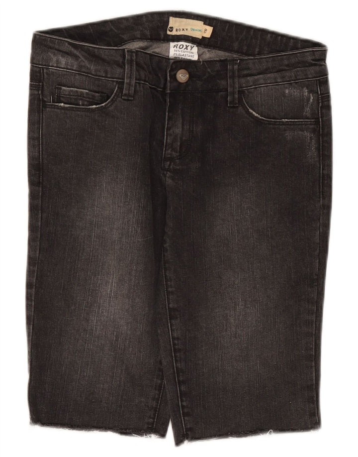 Roxy Short en jean pour femme US 8 Medium W27 Gris Coton