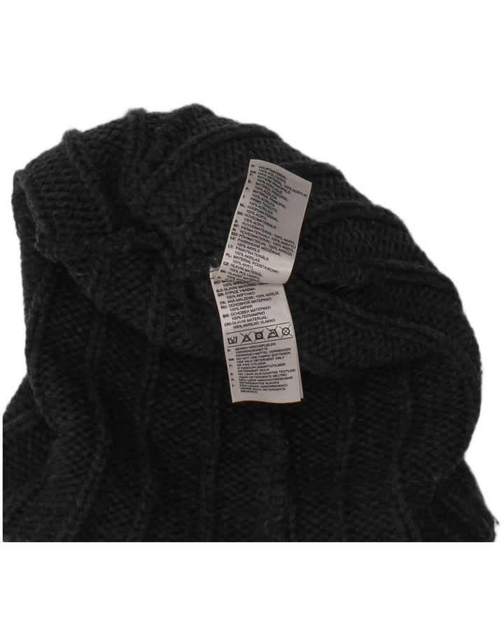 Adidas Bonnet à pompon tricoté pour homme Taille unique Gris Acrylique
