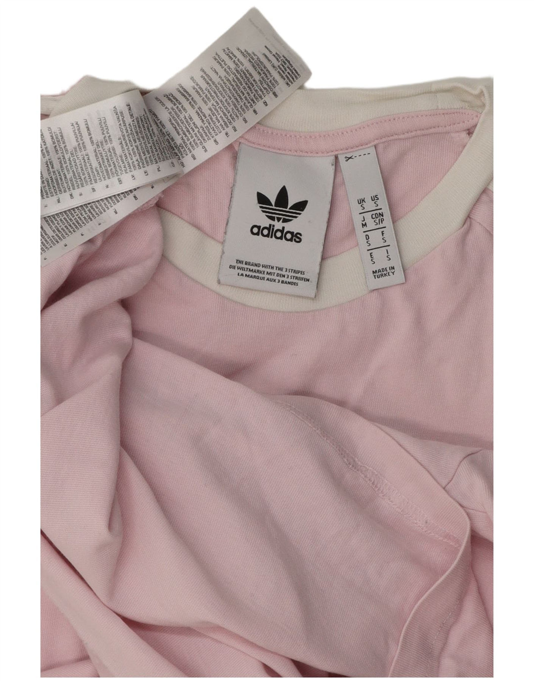 Adidas T-Shirt Homme Haut Petit Rose Coton