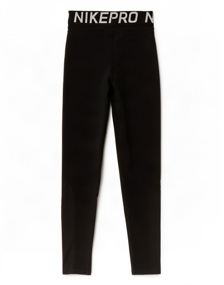 Legging Nike Dri Fit Graphic pour femme UK 14 Large Noir Polyester
