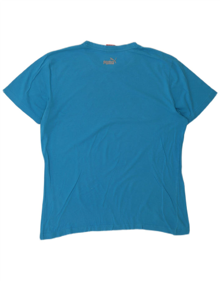 Puma T-Shirt Graphique Homme Grand Bleu
