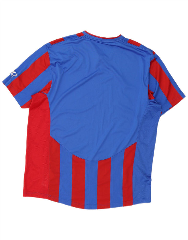 Nike T-Shirt Homme Top 2XL Bleu Rayé Polyester