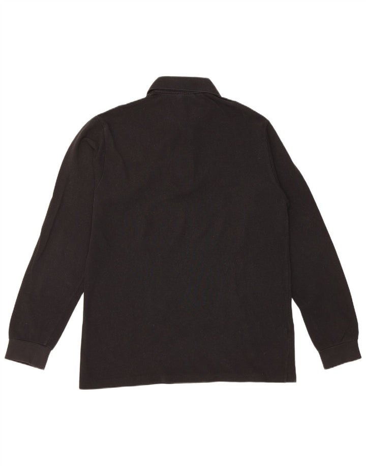 Lacoste Polo à manches longues pour homme Taille 4 Coton noir moyen