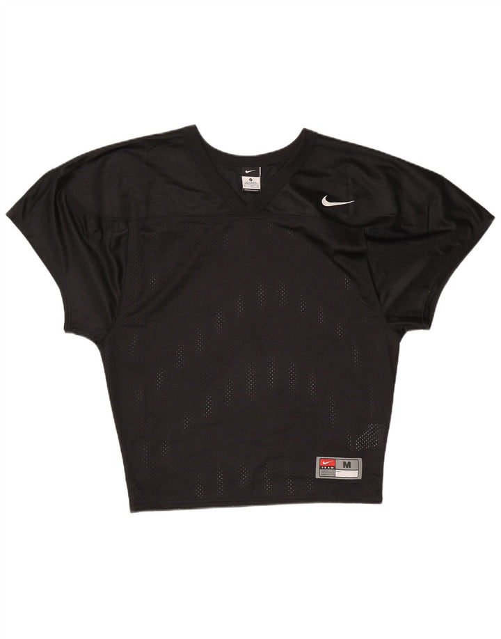NIKE T-shirt pour femme UK 44 Medium Noir Polyester
