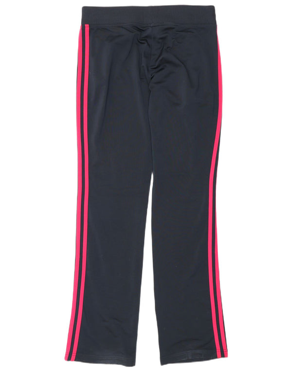 Adidas Pantalon de survêtement pour femme UK 10 Small Bleu marine Polyester