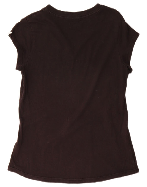 Puma T-shirt graphique pour femme UK 14 Large Noir