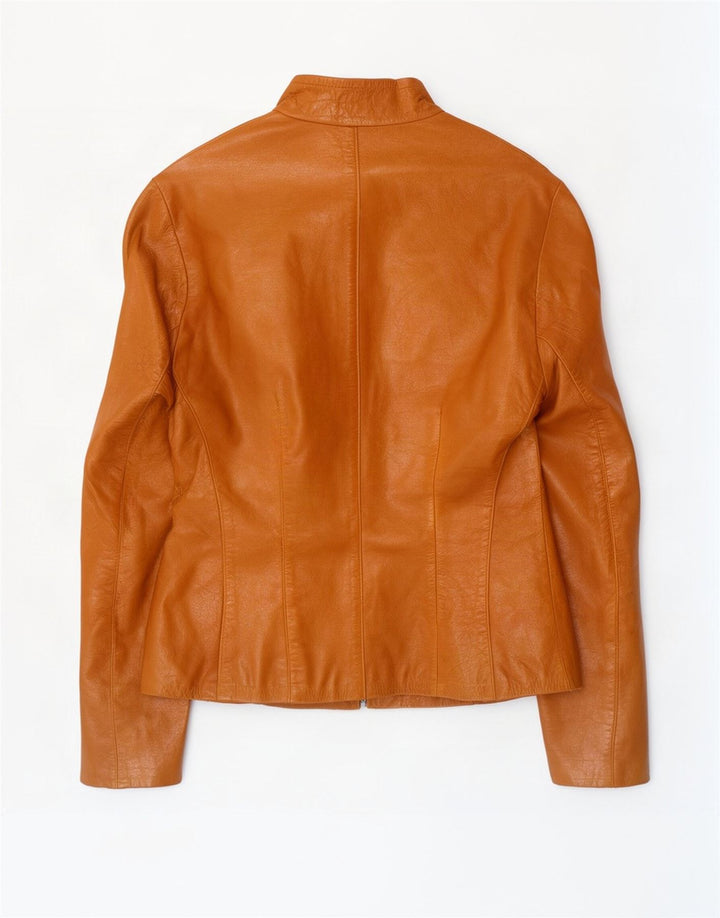 veste en cuir femme vintage UK 14 Beige moyen