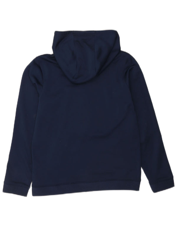 Under Armour Sweat à capuche zippé pour fille 11-12 ans Bleu marine Taille L