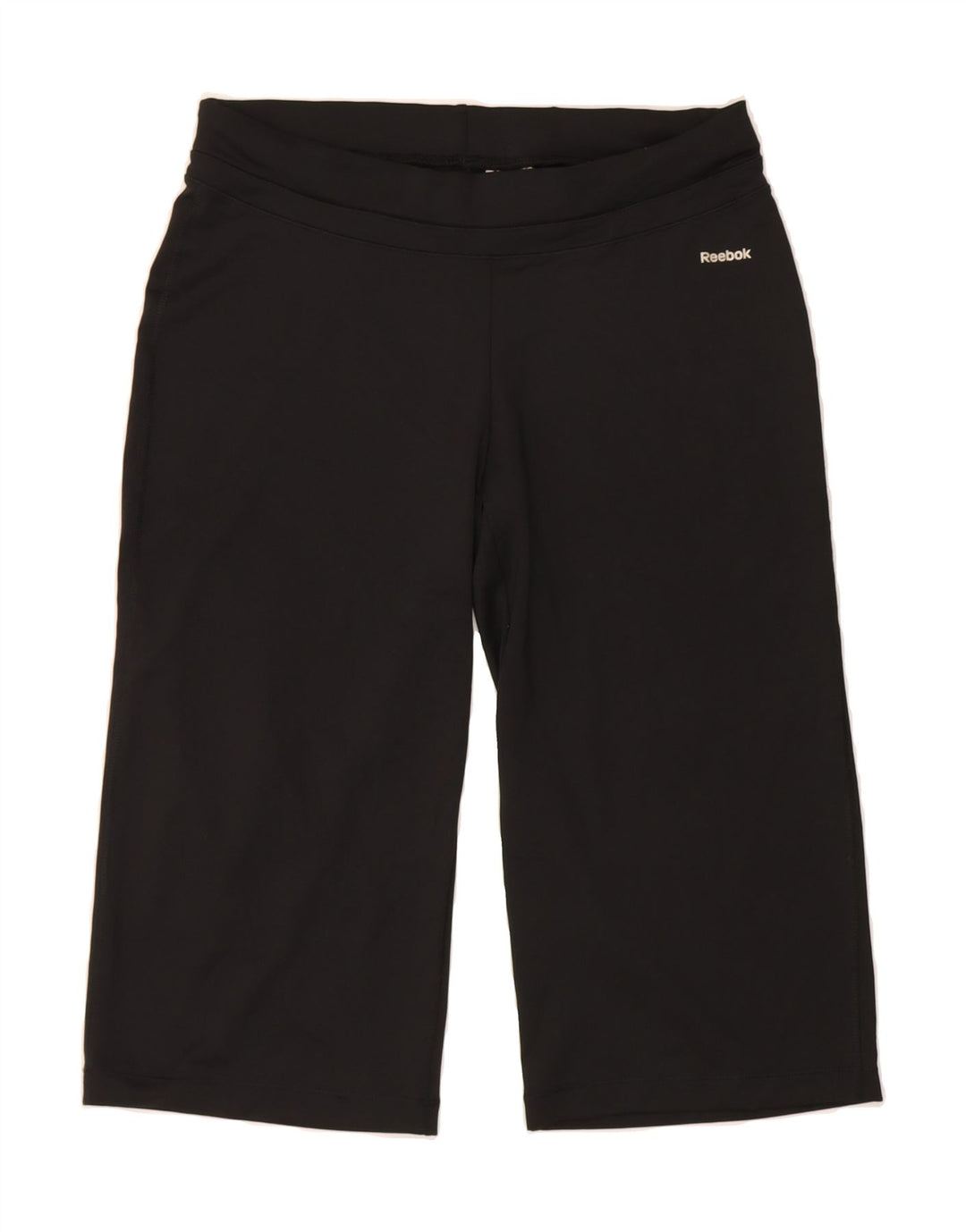 REEBOK Womens Sport Shorts UK 14 Medium  Black Polyester Vintage Reebok and Second-Hand Reebok from Messina Hembry 