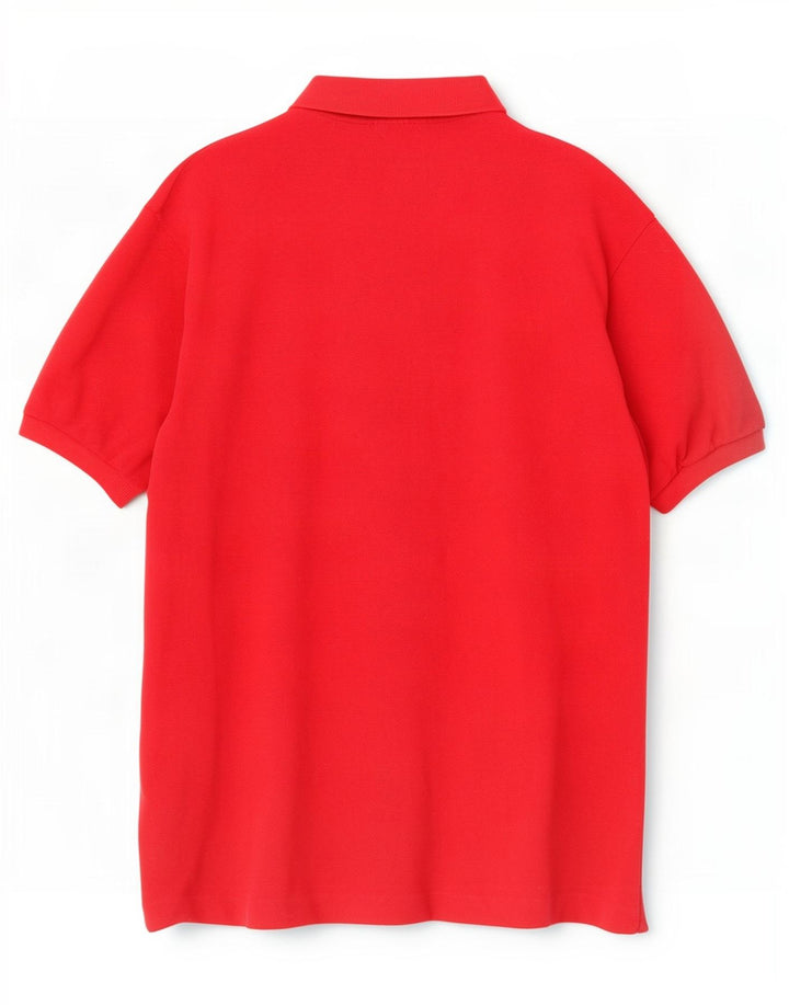 Lacoste Polo Homme Taille 7 2XL Coton Rouge