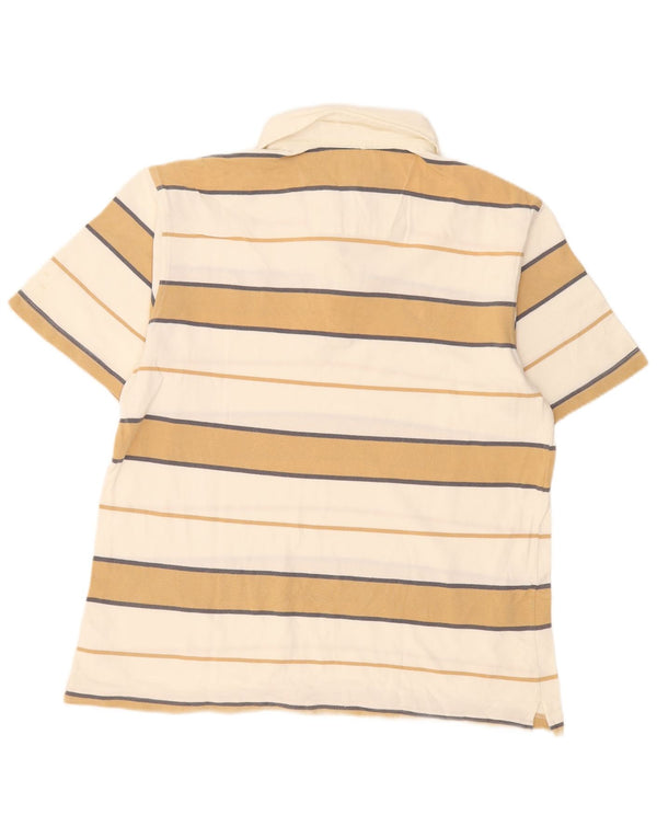 Lotto Polo Homme Large Rayé Blanc