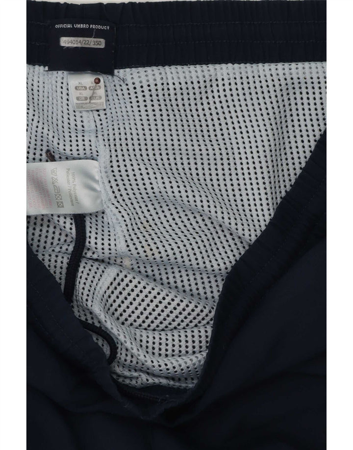 Umbro Pantalon de survêtement graphique pour homme XL Bleu marine Polyester