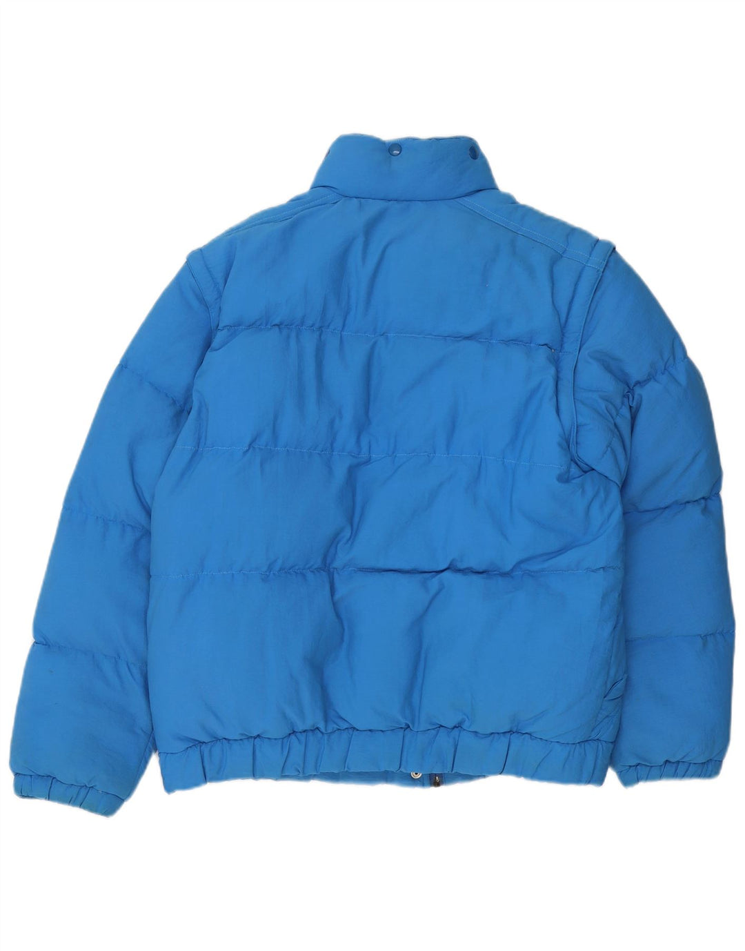 Veste matelassée femme vintage IT 46 Grand Bleu Polyamide