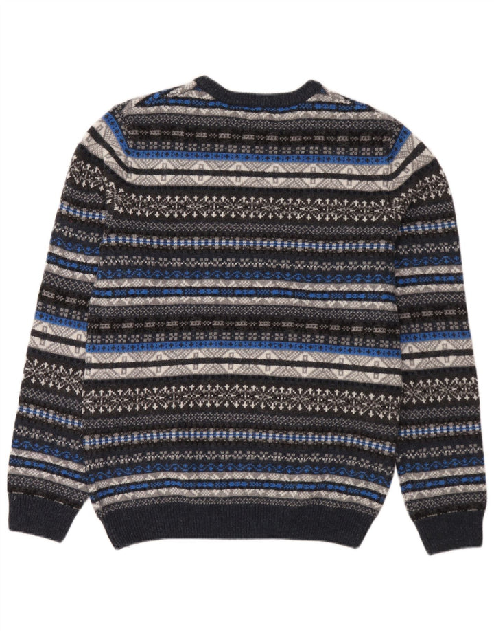Esprit Pull Col Rond Homme Medium Multicolore Fair Isle