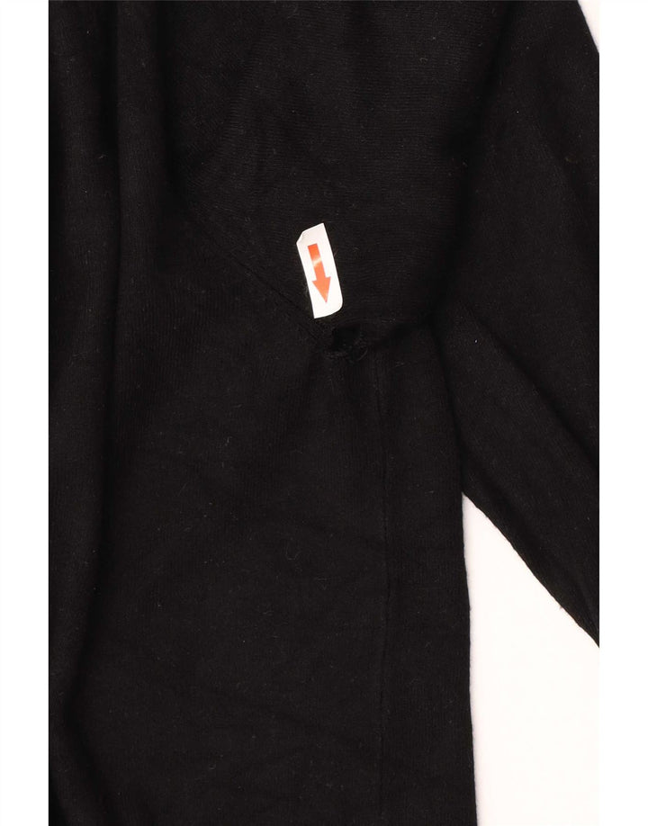 Zara Cardigan Femme Pull UK 14 Large Noir
