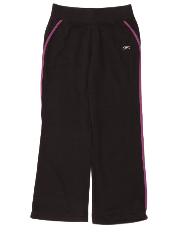 Reebok Pantalon de survêtement pour femme UK 10 Small Noir Coton