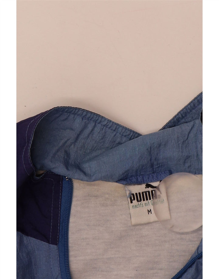 PUMA Veste de Survêtement Homme Bleu Moyen Colourblock Polyamide